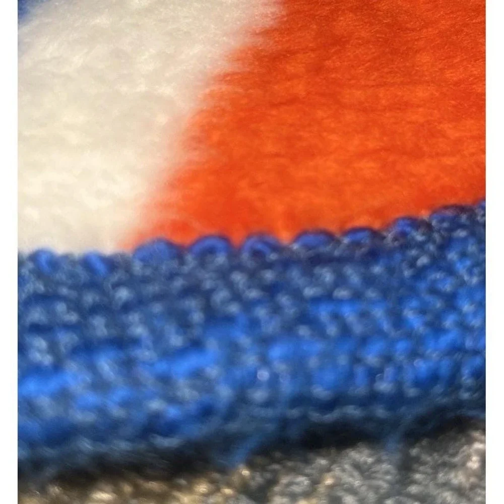 Denver Broncos NFL San Marcos Ryltex Stadium Throw Lap Blanket 56x35 VTG Y2K